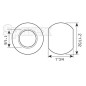 Reflektor podwójny 2x30w smd led 5400lm na statywie 1.8m 99-061 neo