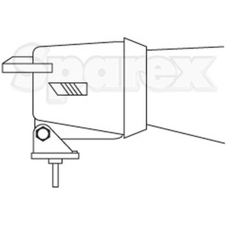 Lampa robocza Prostokątne Lewa/Prawa - 12V