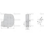 Młot udarowy sds+ 900w, walizka 50g387 verto
