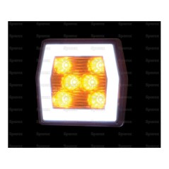 LED Lampa przednia z kierunkowskazem , 12-36V (Lewa/Prawa) 
