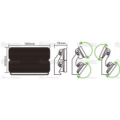 LED Lampa robocza (Nastawny), Interference: Class 1, 4270 Lumeny, 10-30V 