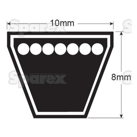 AVX Pasek - Oznaczenie AVX10x1150