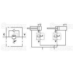 MARCHESINI Zawór sekwencyjny 3/8'' BSP (35 L/min Natężenie Przepływu) 