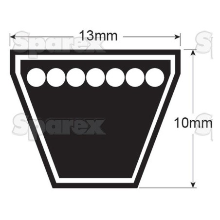 AVX Pasek - Oznaczenie AVX13X1295 (2 szt)