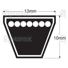 AVX Pasek - Oznaczenie AVX13x875