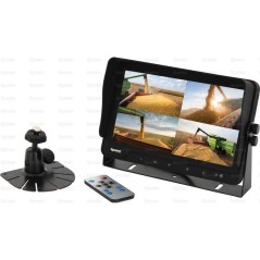 System kamerowy przewodowy z 9'' 4QUAD Split Digital Touch Button Monitor 