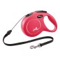 Smycz dla psa Flexi New Classic, linka, czerwona, roz. M, 8 m, 20kg
