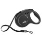 Smycz dla psa Flexi New Classic, taśma, czarna, roz. M, 5m, 25kg