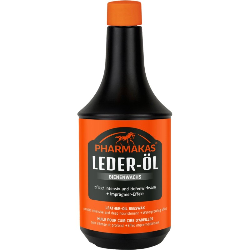 Olej do skór Bienenwachs, z nanocząsteczkami, 1000 ml, Pharmakas Horse Fitform