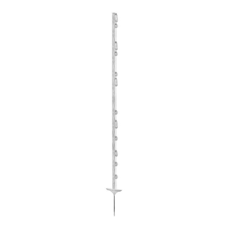 Palik ogrodzeniowy z polipropylenu TITAN, 157 cm, biały, podw. stopka, Kerbl
