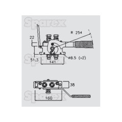 Multizłącze hydrauliczne gniazdo - Gwint żeński - x 1/2'' BSP - 2PB06 Seria 