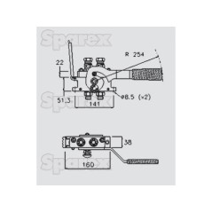 Multizłącze hydrauliczne gniazdo - Gwint żeński - x 1/2'' BSP - 2PB06 Seria