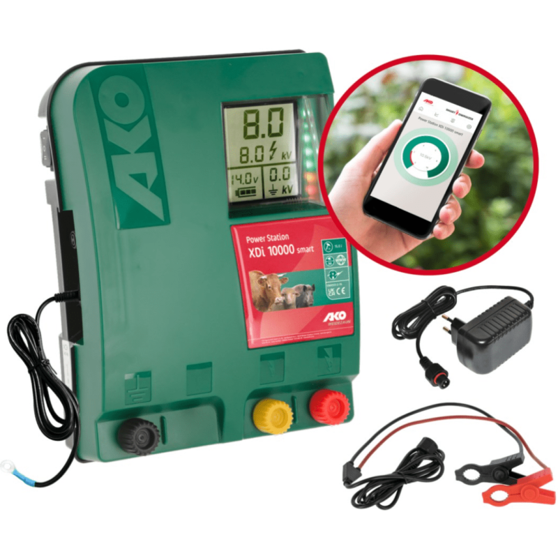 Elektryzator uniwersalny XDi 10000 Smart, dla dzików, bydła, owiec i kóz, 15J, AKO