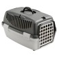 Transporter Gulliver 1 z plastikowymi drzwiczkami, 48 x 32 x 31 cm, szary, 6 kg, Stefanplast