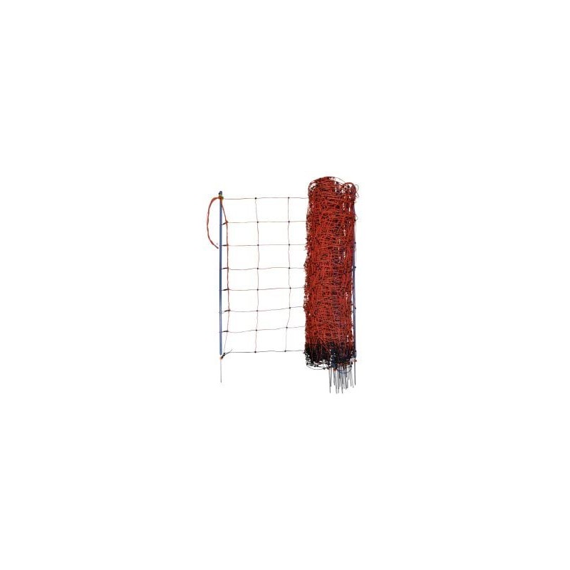Siatka dla owiec OviNet Premium, 50 m, 90 cm, poj. szpic, pomarańczowa, Kerbl Siatka dla owiec OviNet Premium, 50 m, 90 cm, poj. szpic, pomarańczowa, Kerbl