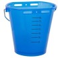 Wiadro do pojenia cieląt, ”Food Safe”, ze skalą, 8 l, transparentne, niebieskie, Kerbl
