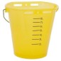Wiadro do pojenia cieląt, ”Food Safe”, ze skalą, 8 l, transparentne, żółte, Kerbl
