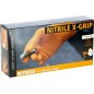 Rękawice nitrylowe Nitrile X-Grip 240 mm, rozmiar L, pomarańczowe, 50 szt., Kerbl