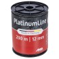 Taśma ogrodzeniowa Platinum Line 12mm x 200m, czarno-biała, AKO