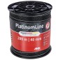 Taśma ogrodzeniowa Platinum Line 40mm x 200m, czarno-biała, AKO