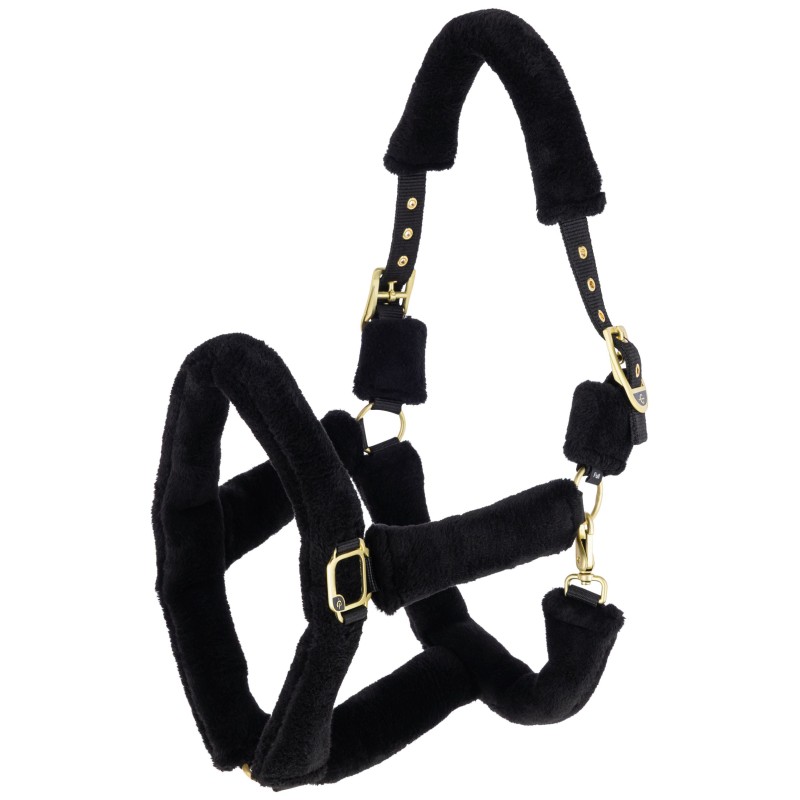 Kantar dla konia SuperSoft 2.0, black/black, pony, Covalliero