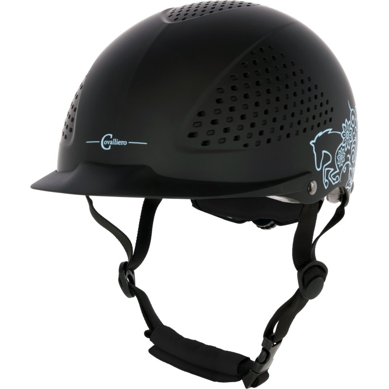 Kask jeździecki Beauty 2.0, czarny, 55-59cm, Covalliero