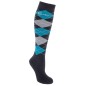 Podkolanówki jeździeckie Brescia, dark gray/turquoise/gray, rozmiar 40-42, Covalliero