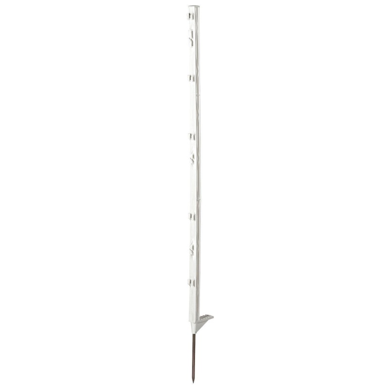Palik ogrodzeniowy z polipropylenu BASIC, 105 cm, biały, poj. stopka, 60szt, Kerbl