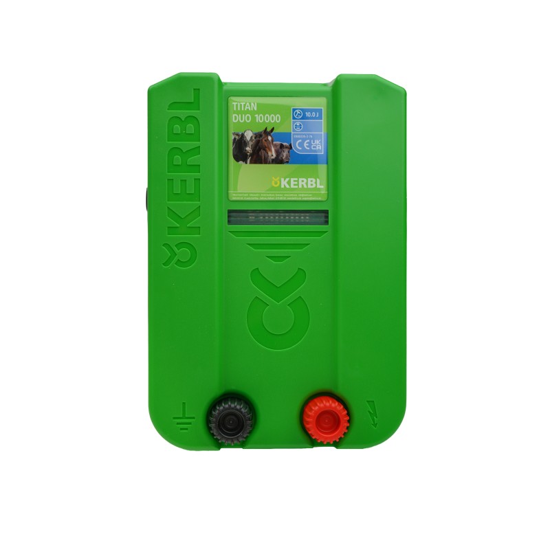 Elektryzator uniwersalny Titan DUO 10000, 10J, Kerbl