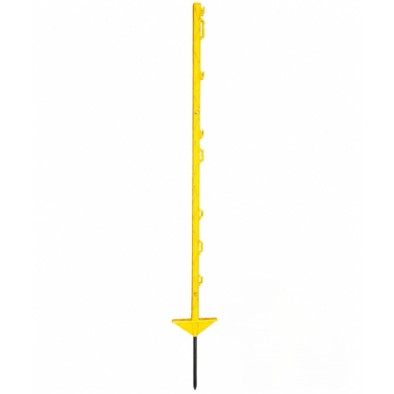 Palik ogrodzeniowy z polipropylenu BASIC, 105 cm, żółty, podw. stopka, Kerbl