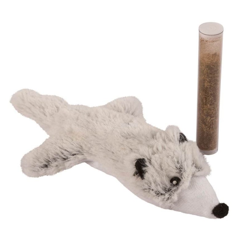 Zabawka dla kota, gronostaj z kocimiętką, 17 cm, Kerbl