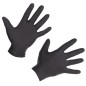 Rękawice nitrylowe Sensitive Black, 240 mm, rozmiar L, 100 szt., czarny, Kerbl