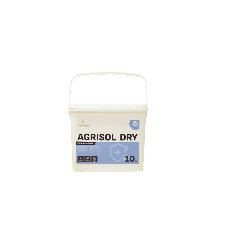 Preparat do suchej dezynfekcji, Agrisol Dry, wiadro 10 kg, Canagri Preparat do suchej dezynfekcji, Agrisol Dry, wiadro 10 kg, Canagri