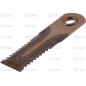 Nóż sieczkarni - Serrated, 175 x 50 x 4mm Zastępuje: 0007558750