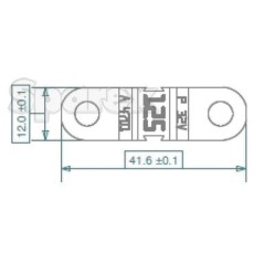 Bezpiecznik Midi 30 Ampery (pomarańczowy) 40x10mm