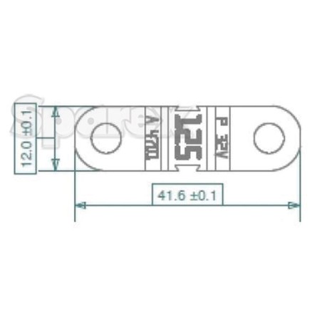 Bezpiecznik Midi 40 Ampery (zielony) 40x10mm