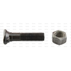 Oval Head Bolts - Double Nib (TO2E) - M12x50mm, Wytrzymałość na rozciąganie 10.9 (25 szt Kartonik) Zastępuje: 100323403