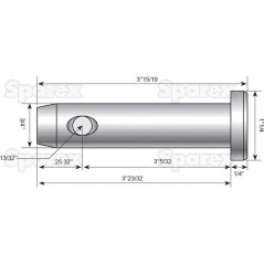 Bolec 19x80mm Kat.1 