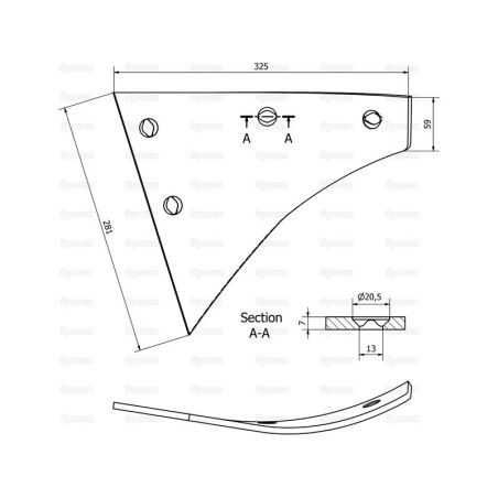 Filtr harmonijkowy do 59g607, 59g608 59g607-146 graphite