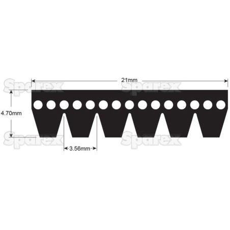 PK Pasek - Oznaczenie 6PK1365