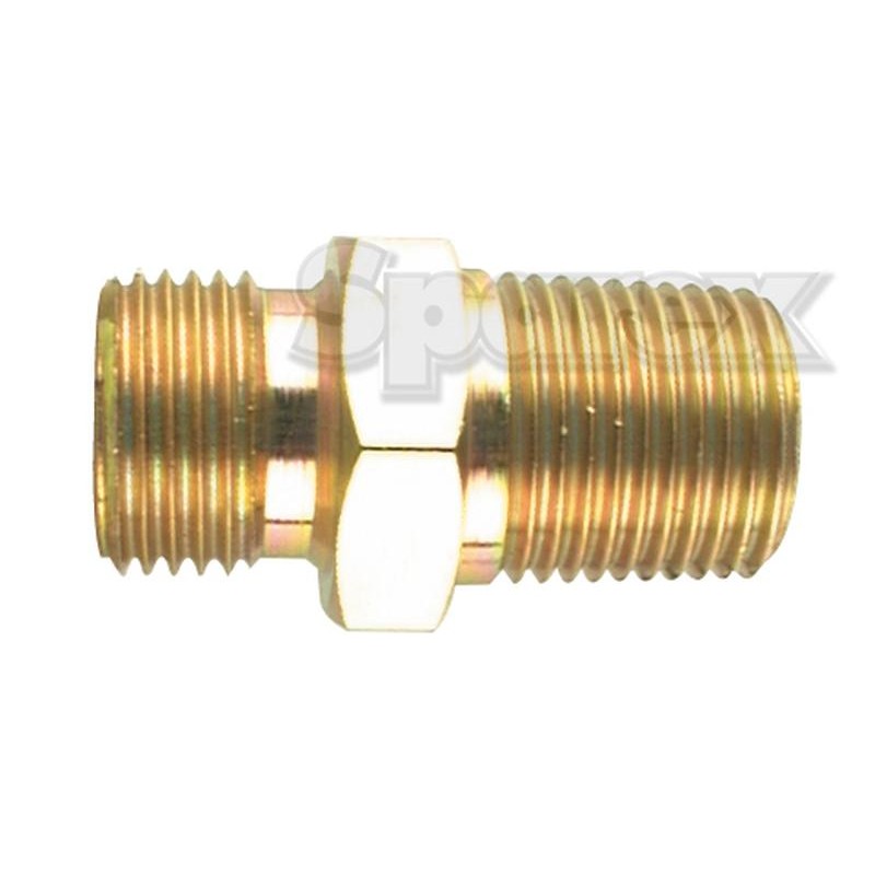 Adapter hydrauliczny 3/8'' BSP Męski x 3/8'' BSPT Męski