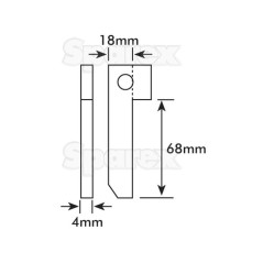 Cotter Pin-Flat  Chain 