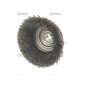 Crimp Cup Wire Brush 100mm