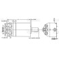 Danfoss silnik hydrauliczna OMM20 20cc/rev z 16mm Cylindryczny wału