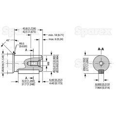 Danfoss silnik hydrauliczna OMP200 200cc/rev z 25mm Cylindryczny wału 