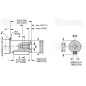 Danfoss silnik hydrauliczna OMP200 200cc/rev z 25mm Cylindryczny wału