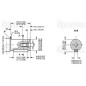 Danfoss silnik hydrauliczna OMR100 100cc/rev z 25mm Cylindryczny wału