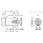 Danfoss silnik hydrauliczna OMS100 100cc/rev z 32mm Cylindryczny wału