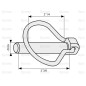 Przetyczka , Sworzeń Ø15mm x 60mm