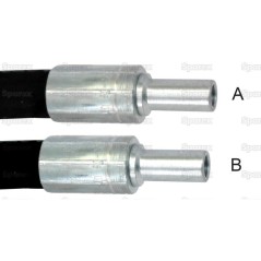 Przewód hydrauliczny  M10 Złączka prosta x M10 Złączka prosta x Długość 3000mm